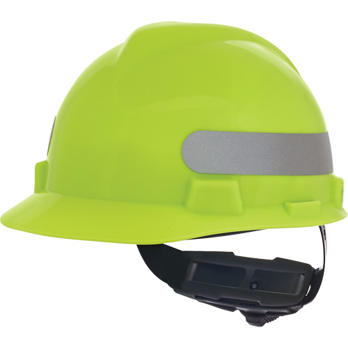 V-Gard&reg; Slotted Hard Hat, Meets CSA Type 1, Ratchet Suspension, Non-Vented Auto-Cam