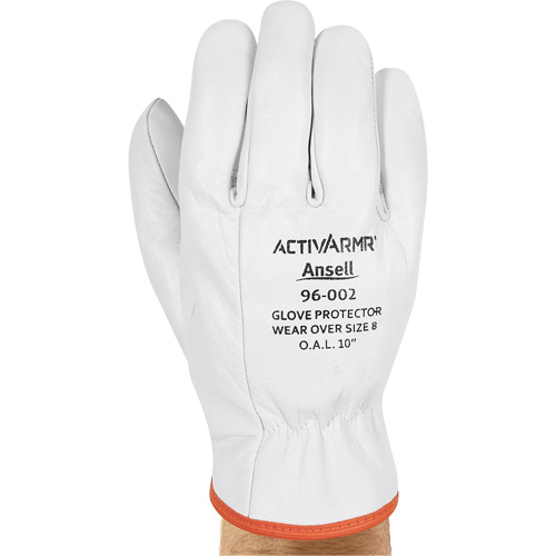 96-002 Low Voltage Leather Protector Gloves, Size 7, 10" L Auto-Cam