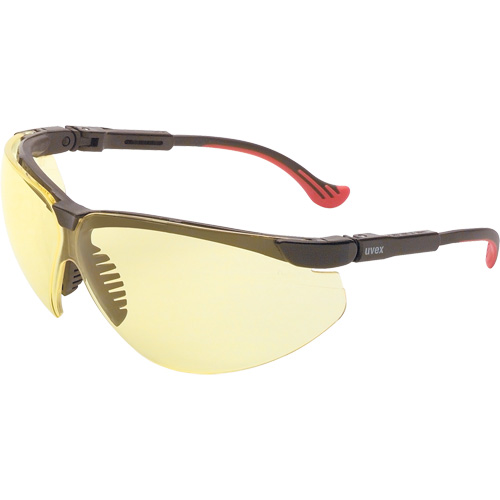 Uvex HydroShield&reg; Genesis&reg; XC Safety Glasses, Amber Lens, Anti-Fog/Anti-Scratch, ANSI Z87+/Meets/Exceeds CSA Z94.3 Auto-Cam
