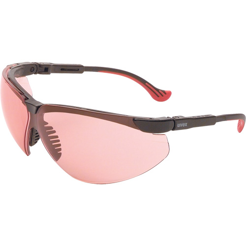 Uvex HydroShield&reg; Genesis&reg; XC Safety Glasses, SCT-Vermillion Lens, Anti-Fog/Anti-Scratch, ANSI Z87+/Meets/Exceeds CSA Z94.3 Auto-Cam