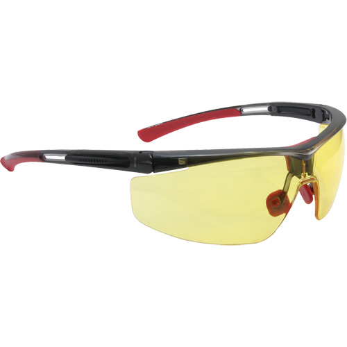 Uvex HydroShield&reg; North Adaptec Safety Glasses, Amber Lens, Anti-Fog/Anti-Scratch, ANSI Z87+/Meets/Exceeds CSA Z94.3 Auto-Cam