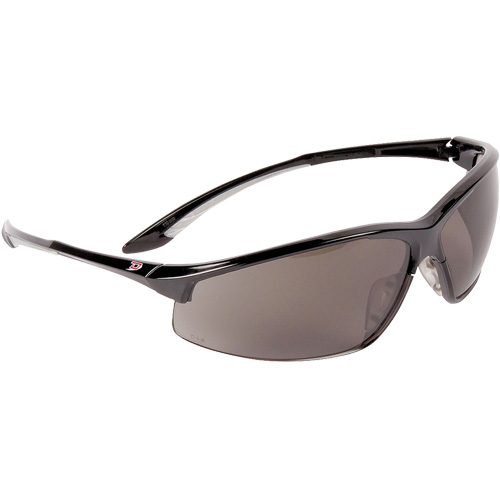 Dynamic Hummingbird Semi-Rimless Safety Glasses, Smoke Lens, Anti-Fog, ANSI Z87+/Meets/Exceeds CSA Z94.3 Auto-Cam