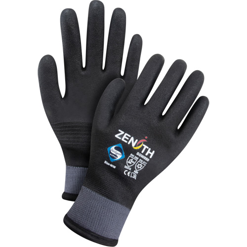 Gants enduits ZX-30° de premi&egrave;re qualit&eacute;, T-Grand, R&ecirc;vetement Mousse de PVC, Calibre 15, Enveloppe en Nylon Auto-Cam