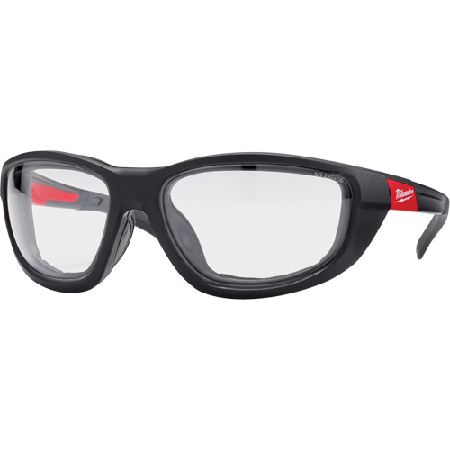 Performance Safety Glasses with Gasket, Clear Lens, Anti-Fog/Anti-Scratch, ANSI Z87+/Meets/Exceeds CSA Z94.3 Auto-Cam