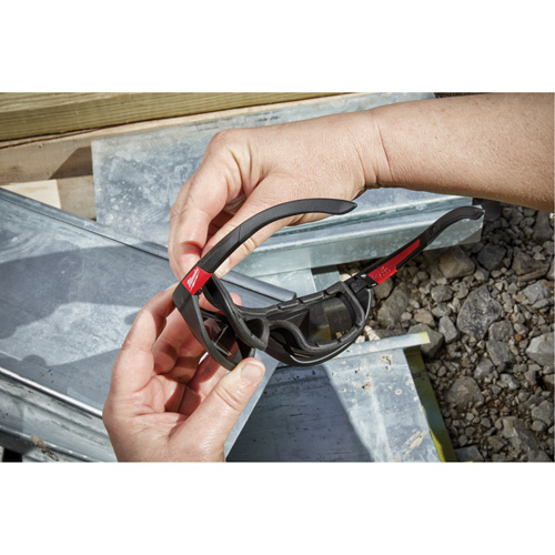 Performance Safety Glasses with Gasket, Black Lens, Polarized, Meets/Exceeds CSA Z94.3 Auto-Cam