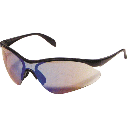 Lunettes de s&eacute;curit&eacute; Miranda, Lentille Miroir bleu, Anti-&eacute;gratignures, R&eacute;pond ou surpasse la norme CSA Z94.3 Auto-Cam