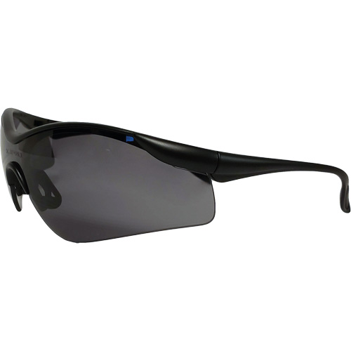 Lunettes de s&eacute;curit&eacute; Miranda, Lentille Gris, Antibu&eacute;e/Anti-&eacute;gratignures, R&eacute;pond ou surpasse la norme CSA Z94.3 Auto-Cam