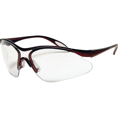 Miranda Safety Glasses, Clear Lens, Anti-Scratch, Meets/Exceeds CSA Z94.3 Auto-Cam