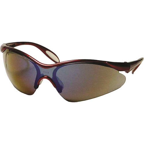 Miranda Safety Glasses, Blue Mirror Lens, Anti-Scratch, Meets/Exceeds CSA Z94.3 Auto-Cam