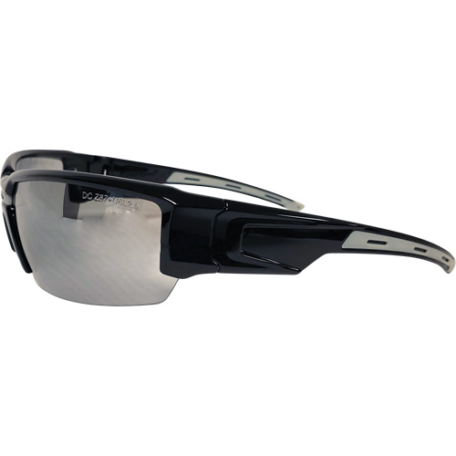 Lunettes de s&eacute;curit&eacute; Hartley, Lentille Miroir fum&eacute;, R&eacute;pond ou surpasse la norme CSA Z94.3 Auto-Cam