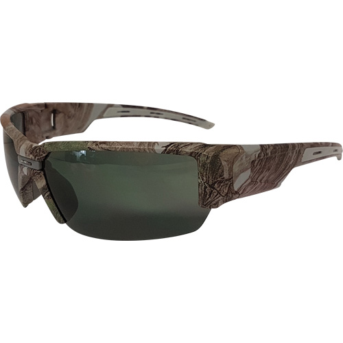 Lunettes de s&eacute;curit&eacute; Hartley, Lentille Gris, Polaris&eacute;, R&eacute;pond ou surpasse la norme CSA Z94.3 Auto-Cam