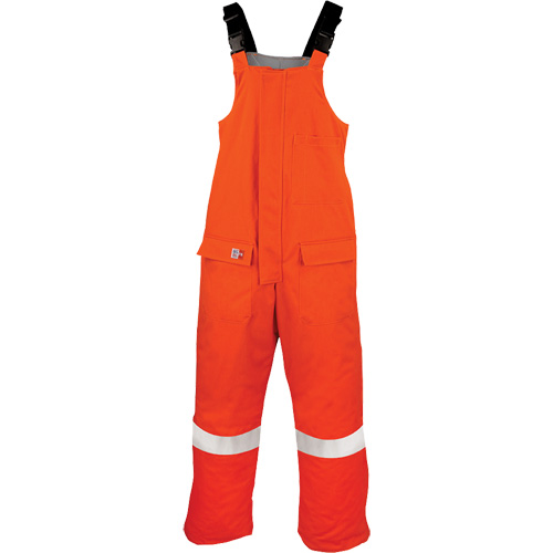 Westex UltraSoft&reg; AllOut Quilt Lined Winter Bib Overall, Small, High Visibility Orange Auto-Cam