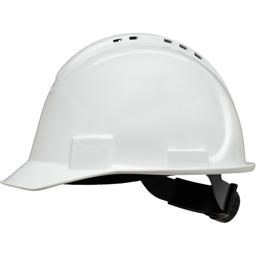 Casque de s&eacute;curit&eacute; &agrave; bordure courte North, CSA type 1, Suspension Rochet, Ventil&eacute; Auto-Cam