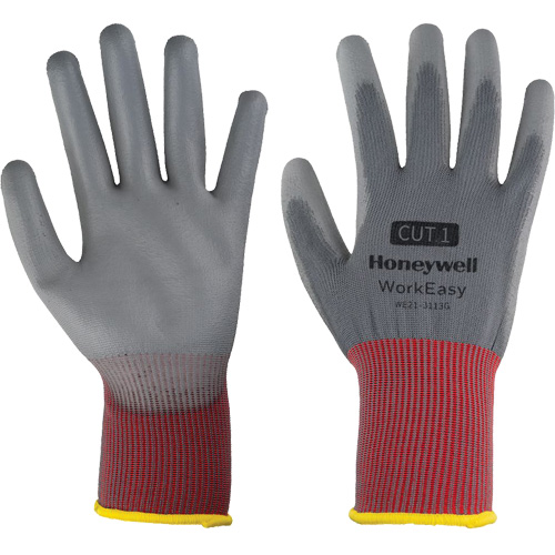 Gants de protection contre les coupures WorkEasy, 6/T-petit, Calibre 13, Rev&ecirc;tement Polyur&eacute;thane, EN 388 niveau 1 Auto-Cam