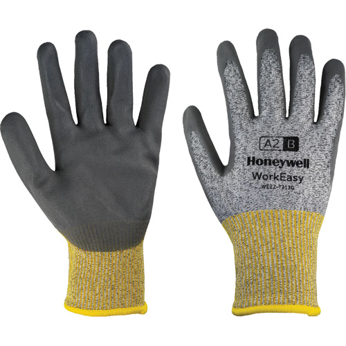 Gants de protection contre les coupures WorkEasy, Taille 2T-Grand/11, Calibre 13, Rev&ecirc;tement Mousse de nitrile, Enveloppe en PEHP/Fibre de verre, ASTM ANSI niveau A2/EN 388 niveau B Auto-Cam