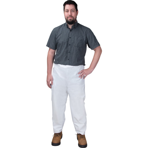 Pantalon jetable, Microporeux, 2T-Grand, Blanc Auto-Cam