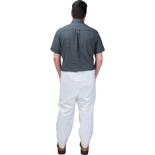 Pantalon jetable, Microporeux, 2T-Grand, Blanc Auto-Cam