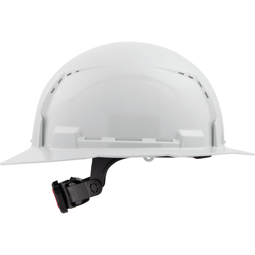 Casque de s&eacute;curit&eacute; &agrave; bord complet, CSA type 1, Suspension Rochet, Ventil&eacute; Auto-Cam