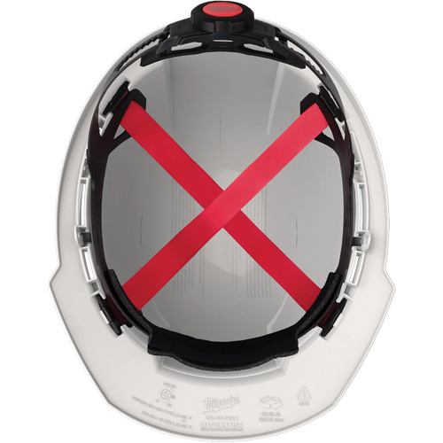 Front Brim Hardhat, Meets CSA Type 1, Ratchet Suspension, Non-Vented Auto-Cam