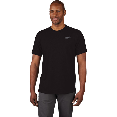 Hybrid Work Tee Shirt, Men's, Small, Black Auto-Cam