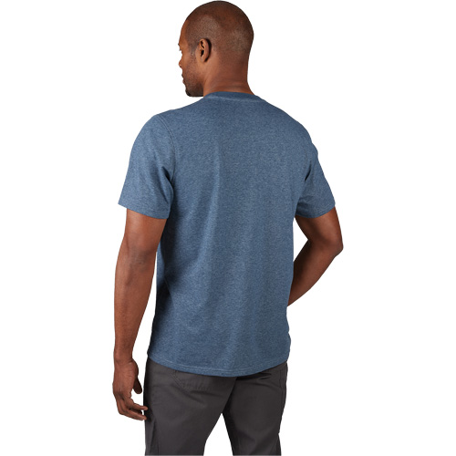 Hybrid Work Tee Shirt, Men's, Small, Blue Auto-Cam