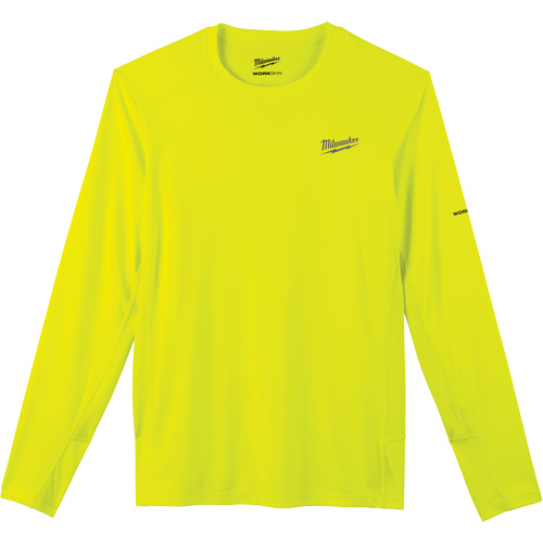 Workskin Lightweight High Visibility Shirt, Men's, Small, Yellow Auto-Cam