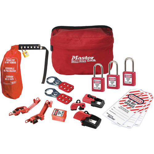 Premier Lockout Kit with Zenex Thermoplastic Locks, Electrical Kit, 16 Components Auto-Cam