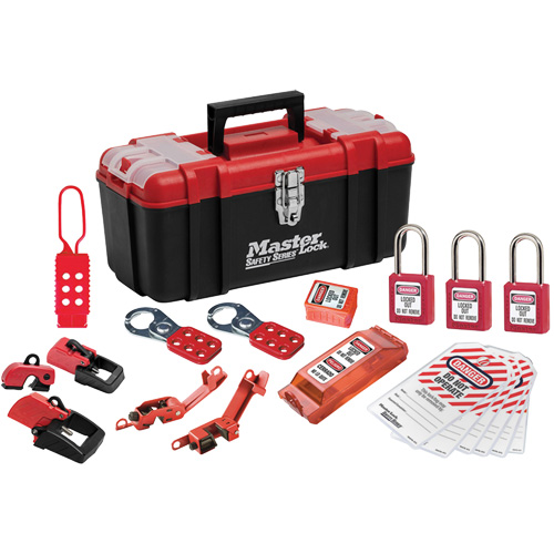 Basic Lockout Kit with Zenex Thermoplastic Locks, Electrical Kit, 20 Components Auto-Cam