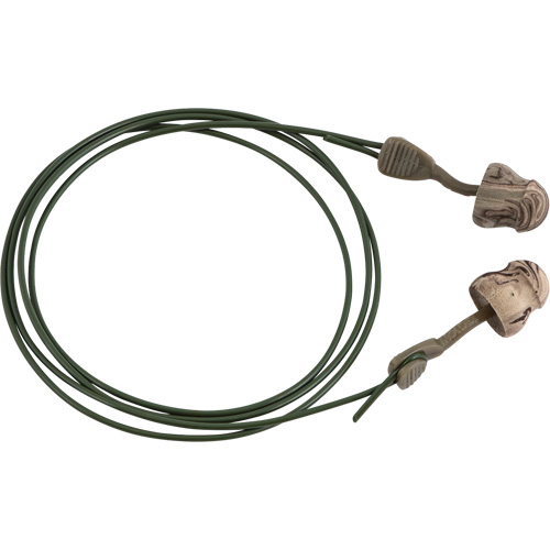 Glide&reg; Camo Foam No-Roll Twist-In Earplugs, Bulk - Box, Corded Auto-Cam