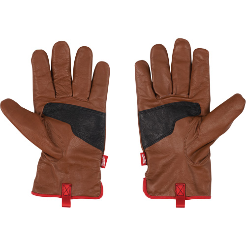 Goatskin Impact Gloves, Small, Grain Leather Palm Auto-Cam