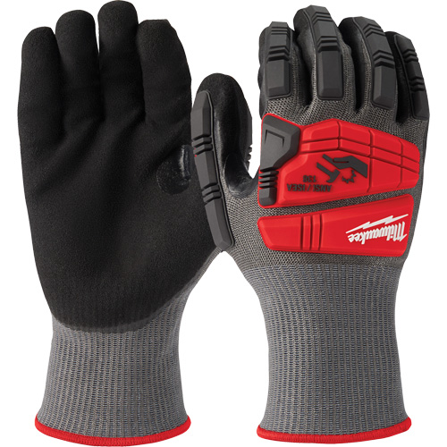 Gants r&eacute;sistants aux chocs et aux coupures, Taille T-Grand, Calibre 18, Rev&ecirc;tement Nitrile, ANSI/ISEA 105 niveau 5 Auto-Cam