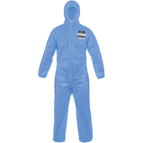 Safegard GP Coveralls, Medium, Blue, SMMS Auto-Cam