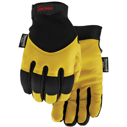 9005W Flextime Winter Gloves, Large, Grain Goatskin Palm, Thinsulate Inner Lining Auto-Cam