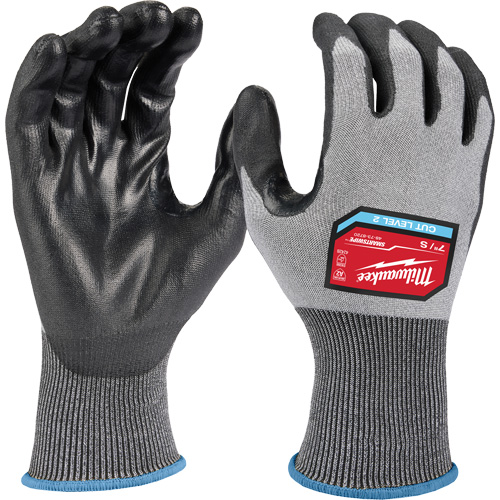 High Dexterity Gloves, Size Small, 18 Gauge, Polyurethane Coated, Polyethylene Shell, ANSI/ISEA 105 Level 3 Auto-Cam