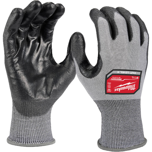 High Dexterity Gloves, Size Small, 18 Gauge, Polyurethane Coated, Polyethylene Shell, ANSI/ISEA 105 Level 4 Auto-Cam