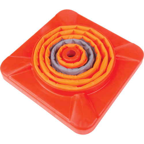 C&ocirc;ne de signalisation repliable, 18" h, Orange Auto-Cam