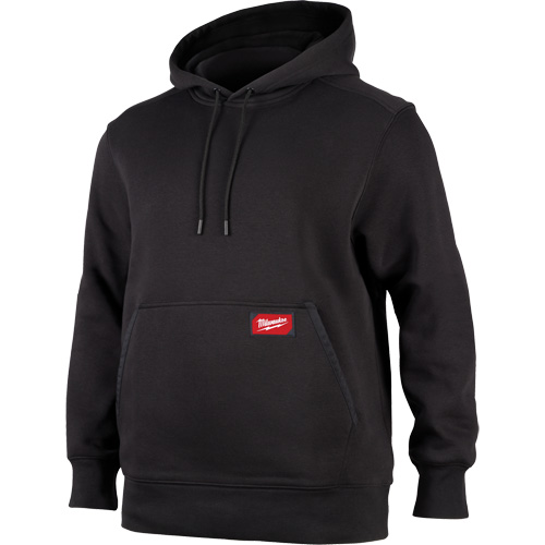 Midweight Pullover Hoodie, Men's, Small, Black Auto-Cam