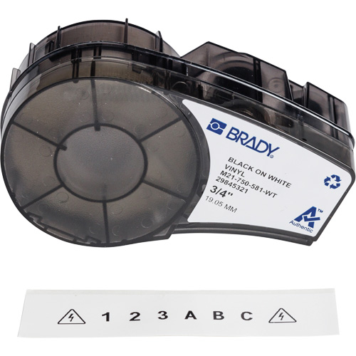 Repositionable Multi-Purpose Labels with Ribbon, Black Auto-Cam