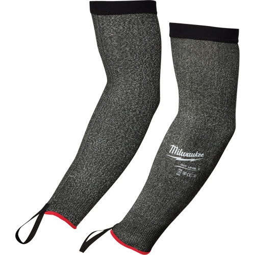 Protective Sleeves, Polyethylene, 16", ANSI/ISEA 105 Level 5/EN 388 Level E, Grey Auto-Cam