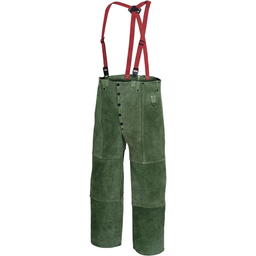 WP 100 Pantalon avec taille &eacute;lastique pour soudeur, Petit, Vert Auto-Cam