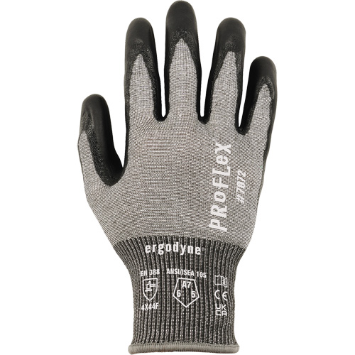 Gants r&eacute;sistant &agrave; la coupe Proflex 7072, Taille Petit, Calibre 18, Rev&ecirc;tement Nitrile, Enveloppe en PEHP/Tungst&egrave;ne, ASTM ANSI niveau A7/EN 388 niveau F Auto-Cam