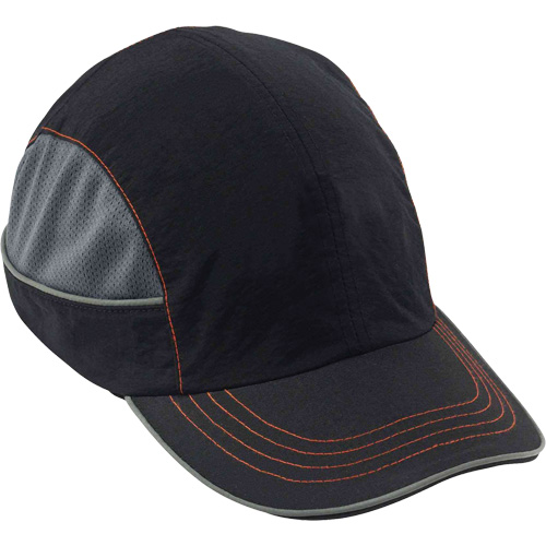 Skullerz 8950XL Bump Cap with Long Brim, Black Auto-Cam