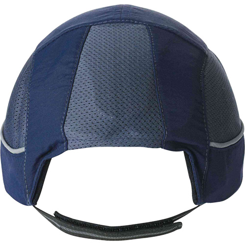 Skullerz 8950XL Bump Cap with Long Brim, Navy Blue Auto-Cam