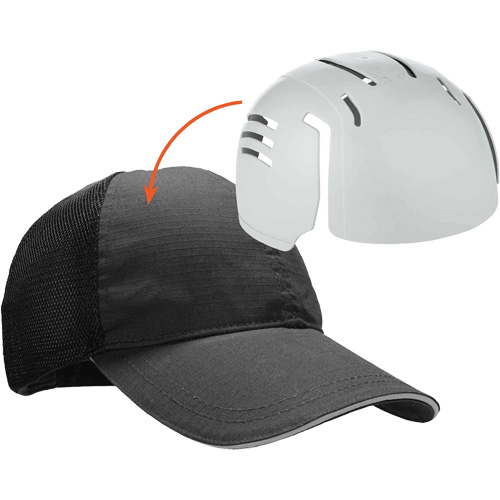 Casquette de baseball standard Skullerz 8946 avec encart, Noir Auto-Cam