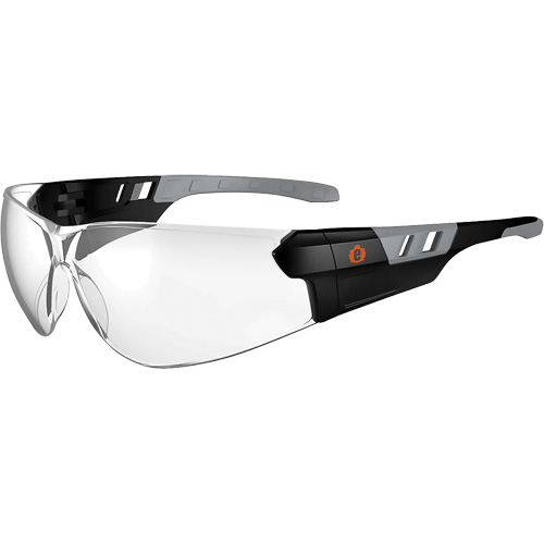Skullerz SAGA Frameless Safety Glasses, Clear Lens, Anti-Scratch, ANSI Z87+/Meets/Exceeds CSA Z94.3 Auto-Cam