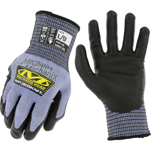 Gants r&eacute;sistants aux coupures SpeeKnit S2EC33, Taille Petit/7, Calibre 18, Rev&ecirc;tement Ur&eacute;thane, Enveloppe en PEHP/Tungst&egrave;ne, ASTM ANSI niveau A5/EN 388 niveau D Auto-Cam