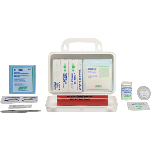 First Aid Kit, Meets CSA Z1220-17 Type 1 Personal, Personal (1 Worker) Auto-Cam