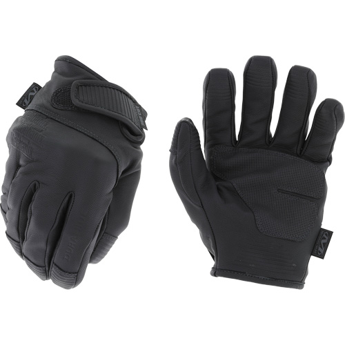 Gants de travail en cuir Needle Stick pour les forces de l'ordre, Taille 8, Enveloppe en Ch&egrave;vre, ASTM ANSI niveau A7/EN 388 niveau F Auto-Cam