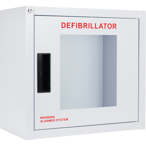 Standard Large AED Cabinet with Alarm, Zoll AED Plus&reg;/Zoll AED 3/Cardio-Science/Physio-Control For, Non-Medical Auto-Cam