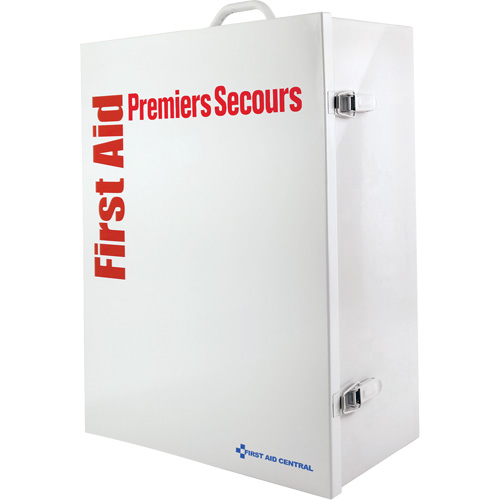 Armoire pour premiers soins SmartCompliance, R&eacute;pond &agrave; la norme CSA Z1220-17 type 3 environnements &agrave; haut risque, Moyen (26-50 travailleurs) Auto-Cam